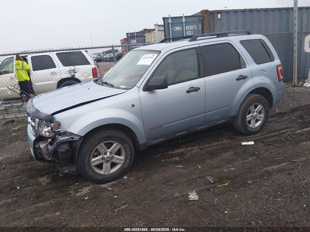 1FMCU49H18KA76243 2008 FORD ESCAPE HYBRID photo no. 2