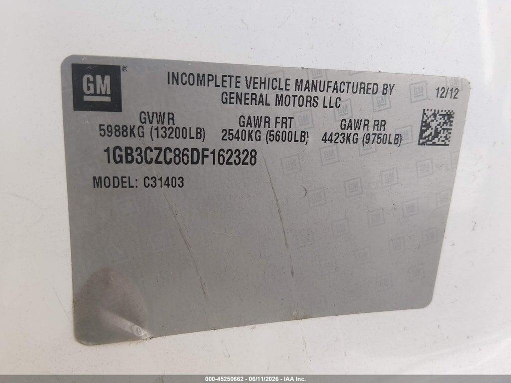 1GB3CZC86DF162328 2013 CHEVROLET SILVERADO 3500HD CHASSIS photo no. 9