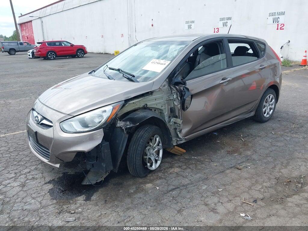 KMHCT5AE2EU189872 2014 HYUNDAI ACCENT photo no. 2