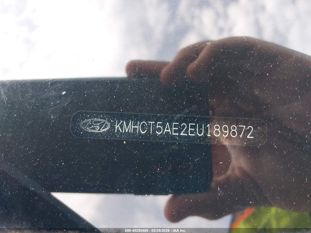 KMHCT5AE2EU189872 2014 HYUNDAI ACCENT photo no. 9