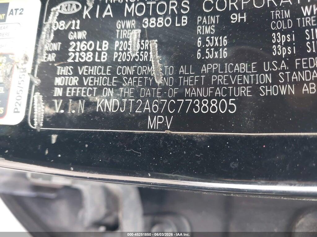 KNDJT2A67C7738805 2012 KIA SOUL photo no. 9