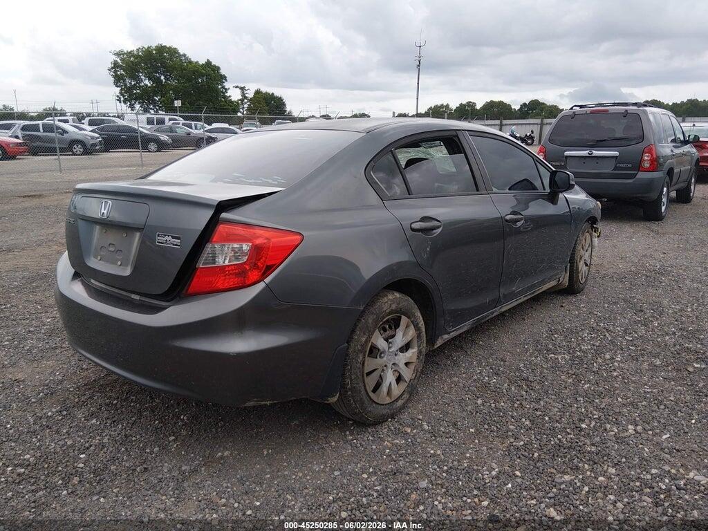 2HGFB2F51CH302837 2012 HONDA CIVIC photo no. 4
