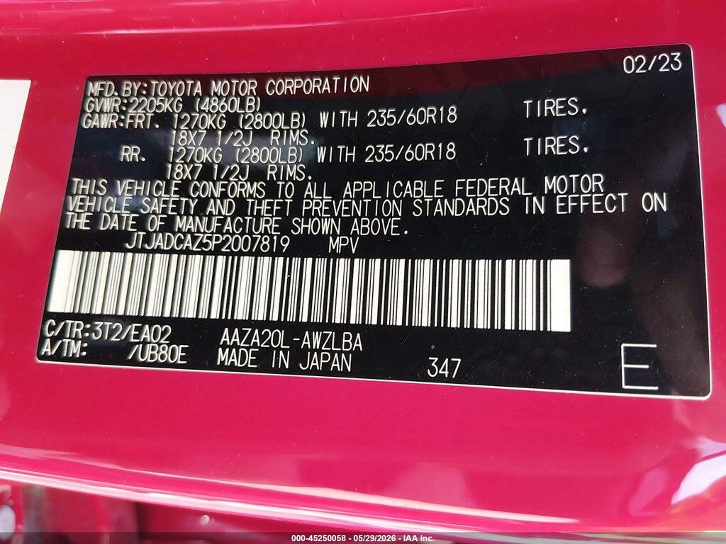 JTJADCAZ5P2007819 2023 LEXUS NX 250 photo no. 9