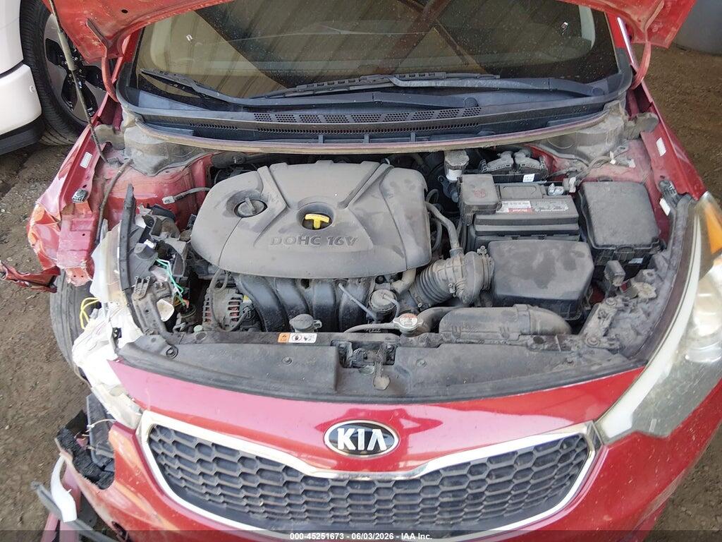 KNAFK4A65G5566549 2016 KIA FORTE photo no. 10