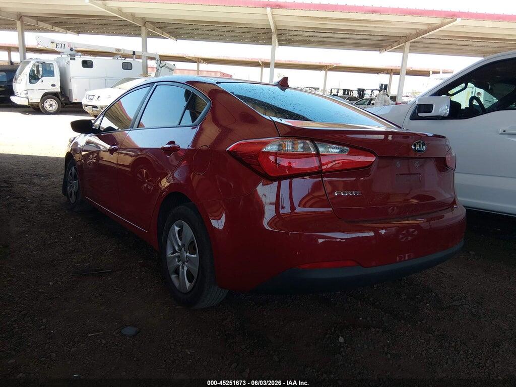 KNAFK4A65G5566549 2016 KIA FORTE photo no. 3
