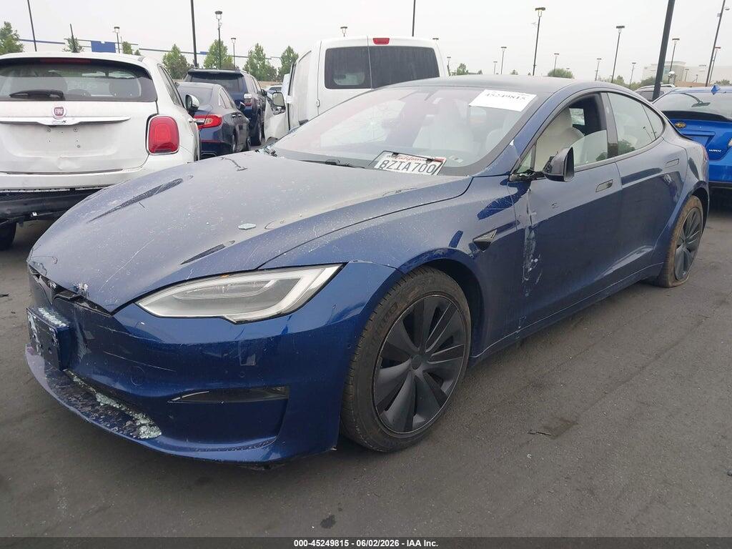 5YJSA1E58NF463769 2022 TESLA MODEL S photo no. 2