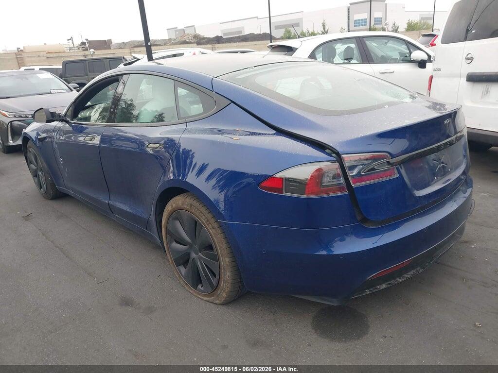 5YJSA1E58NF463769 2022 TESLA MODEL S photo no. 3