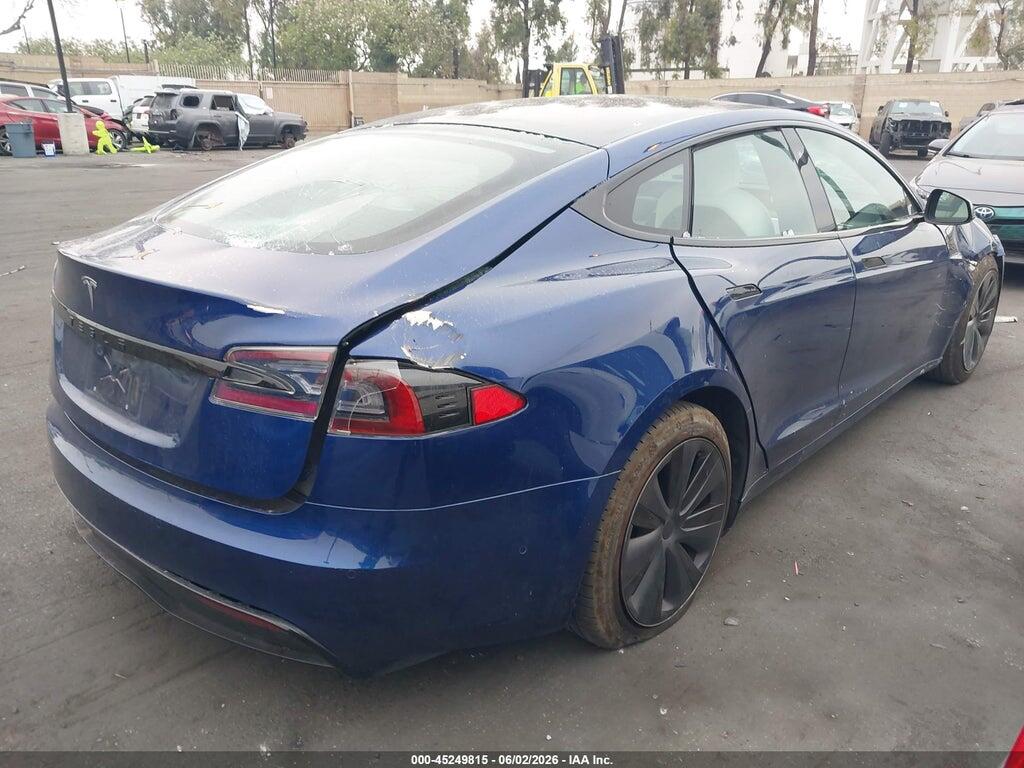 5YJSA1E58NF463769 2022 TESLA MODEL S photo no. 4