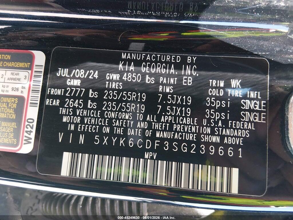 5XYK6CDF3SG239661 2025 KIA SPORTAGE photo no. 9