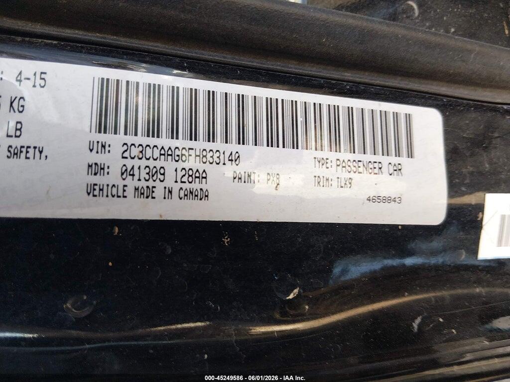 2C3CCAAG6FH833140 2015 CHRYSLER 300 photo no. 9