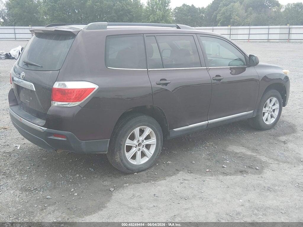 5TDZA3EHXDS041291 2013 TOYOTA HIGHLANDER photo no. 4