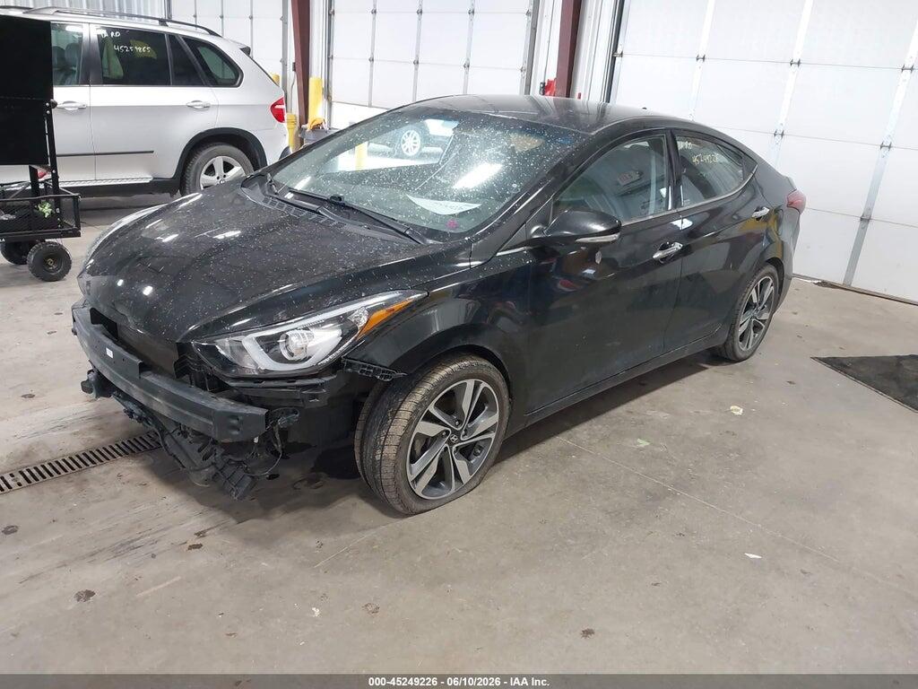 KMHDH4AE4GU594117 2016 HYUNDAI ELANTRA photo no. 2