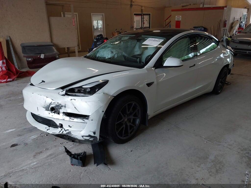 5YJ3E1EB0MF975894 2021 TESLA MODEL 3 photo no. 2
