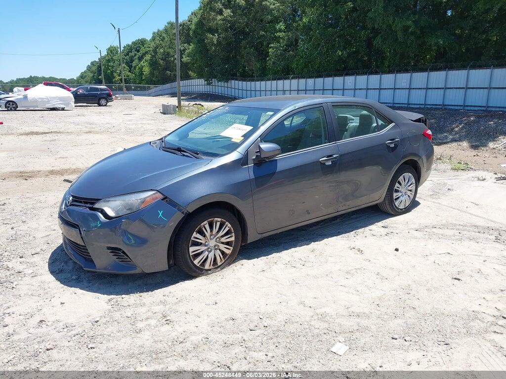 2T1BURHE5FC417890 2015 TOYOTA COROLLA photo no. 2