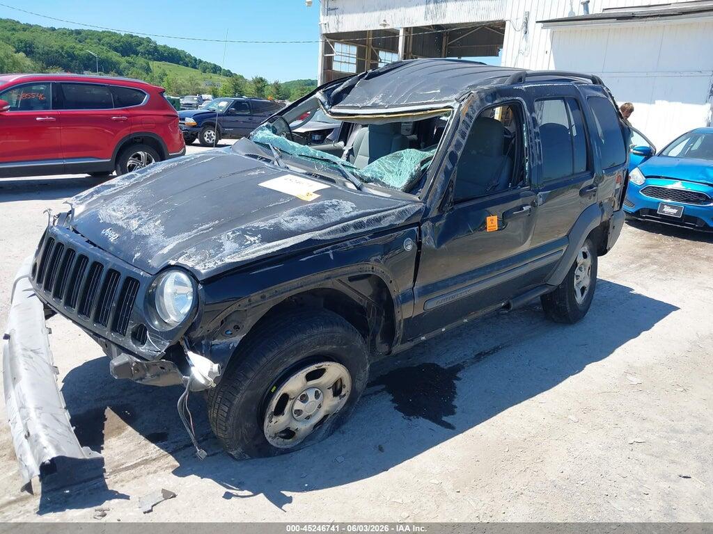 1J4GL48K15W570185 2005 JEEP LIBERTY photo no. 2
