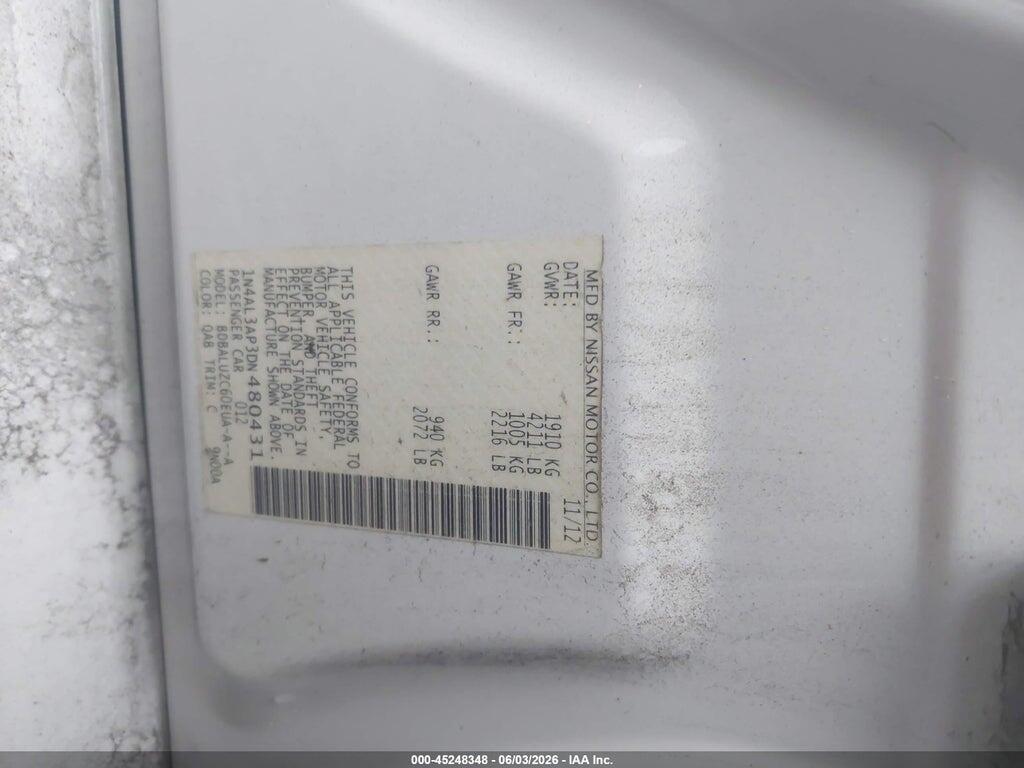 1N4AL3AP3DN480431 2013 NISSAN ALTIMA photo no. 9