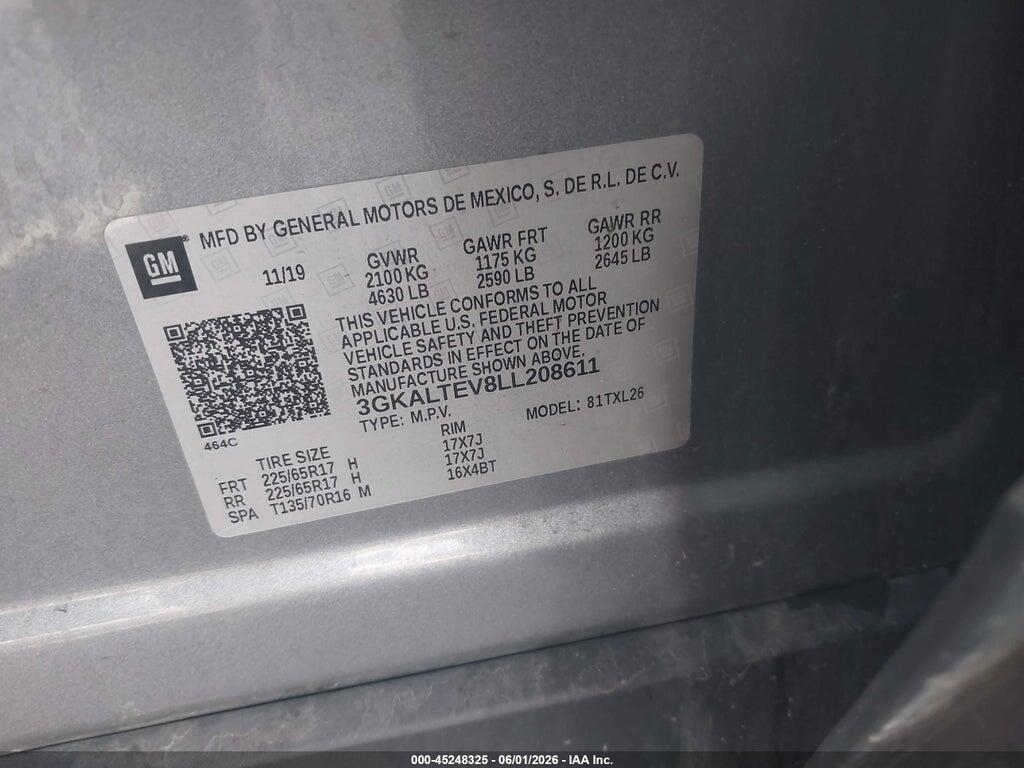 3GKALTEV8LL208611 2020 GMC TERRAIN photo no. 9