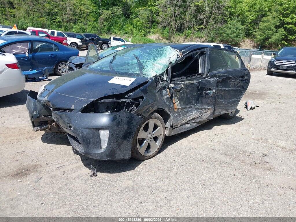 JTDKN3DU4D1665427 2013 TOYOTA PRIUS photo no. 2