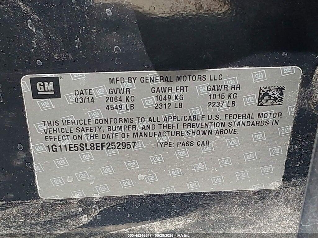 1G11E5SL8EF252957 2014 CHEVROLET MALIBU photo no. 9