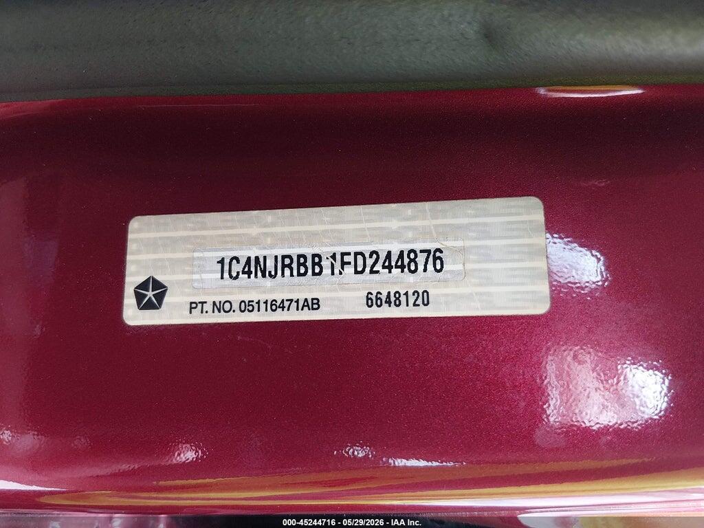 1C4NJRBB1FD244876 2015 JEEP PATRIOT photo no. 9