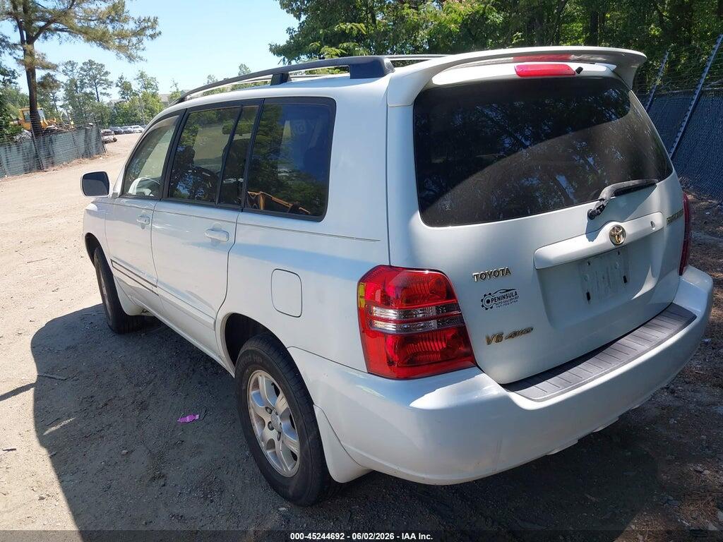 JTEHF21A420047535 2002 TOYOTA HIGHLANDER photo no. 3