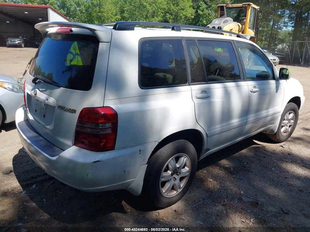 JTEHF21A420047535 2002 TOYOTA HIGHLANDER photo no. 4