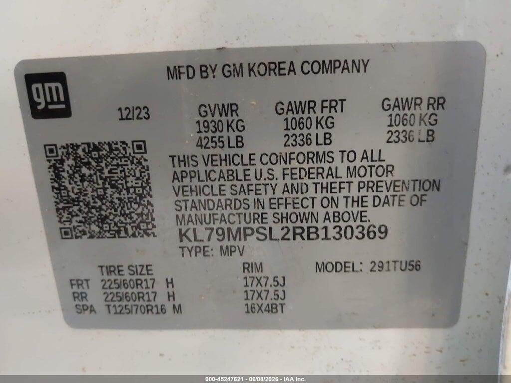 KL79MPSL2RB130369 2024 CHEVROLET TRAILBLAZER photo no. 9