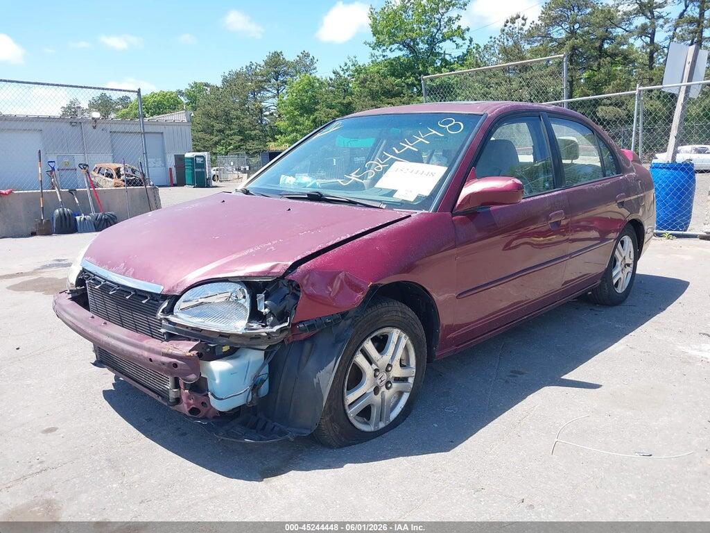 2HGES267X3H555569 2003 HONDA CIVIC photo no. 2