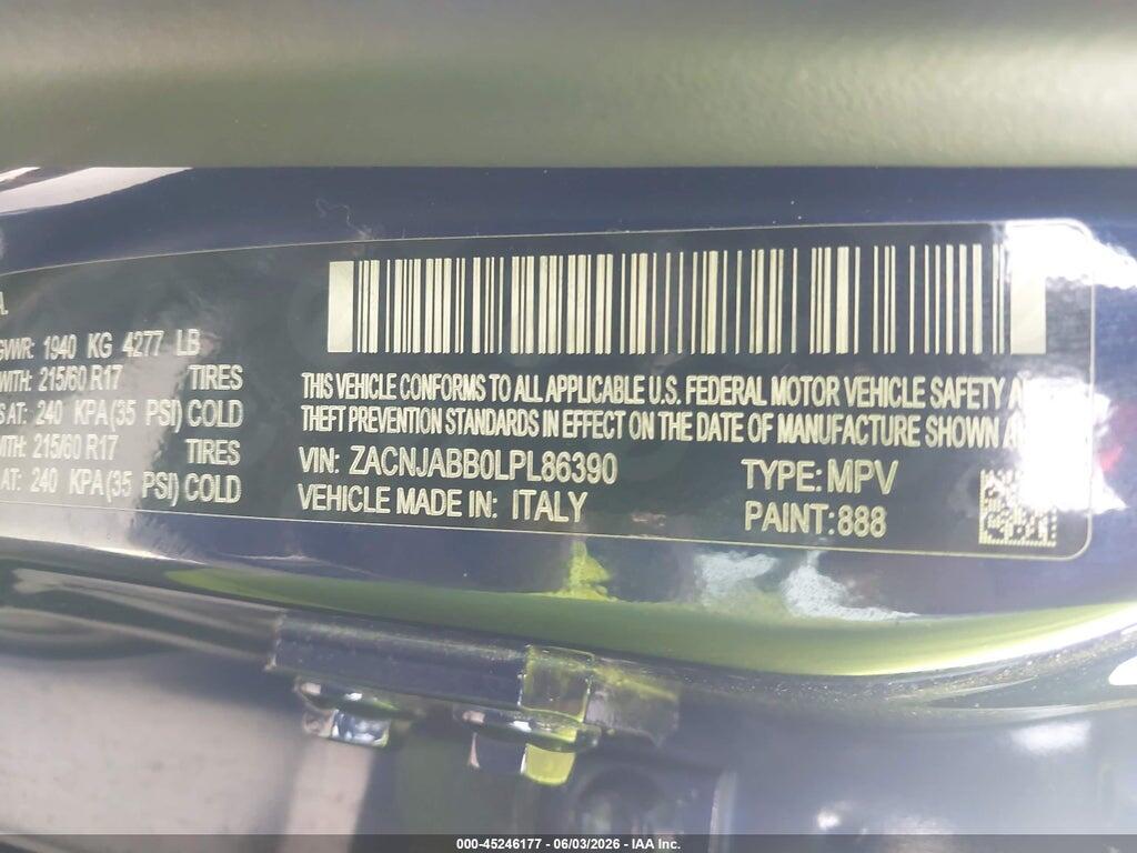 ZACNJABB0LPL86390 2020 JEEP RENEGADE photo no. 9