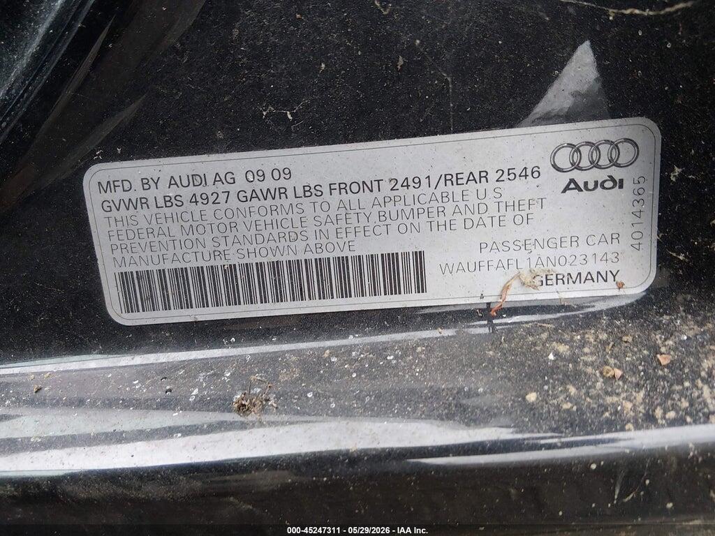 WAUFFAFL1AN023143 2010 AUDI A4 photo no. 9