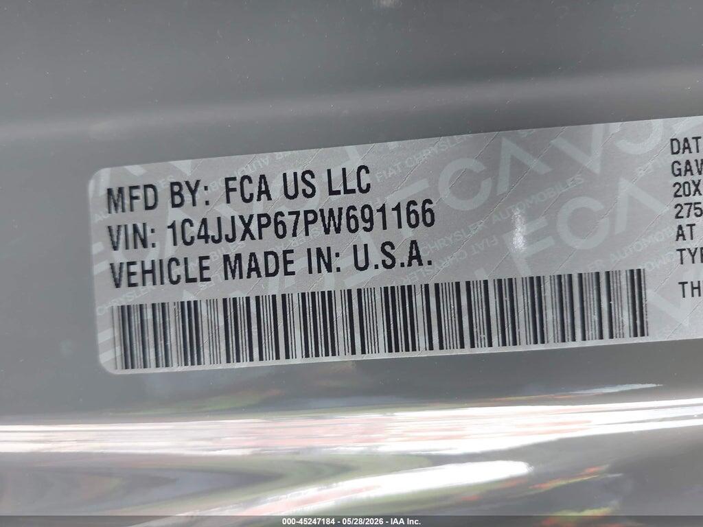1C4JJXP67PW691166 2023 JEEP WRANGLER 4XE photo no. 9