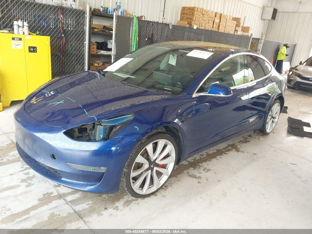 5YJ3E1EB2JF148426 2018 TESLA MODEL 3 photo no. 2