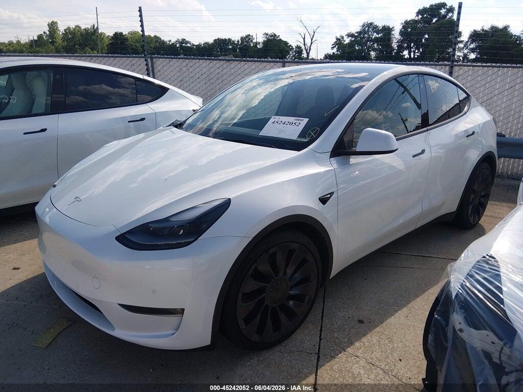 7SAYGDEF0NF308168 2022 TESLA MODEL Y photo no. 2