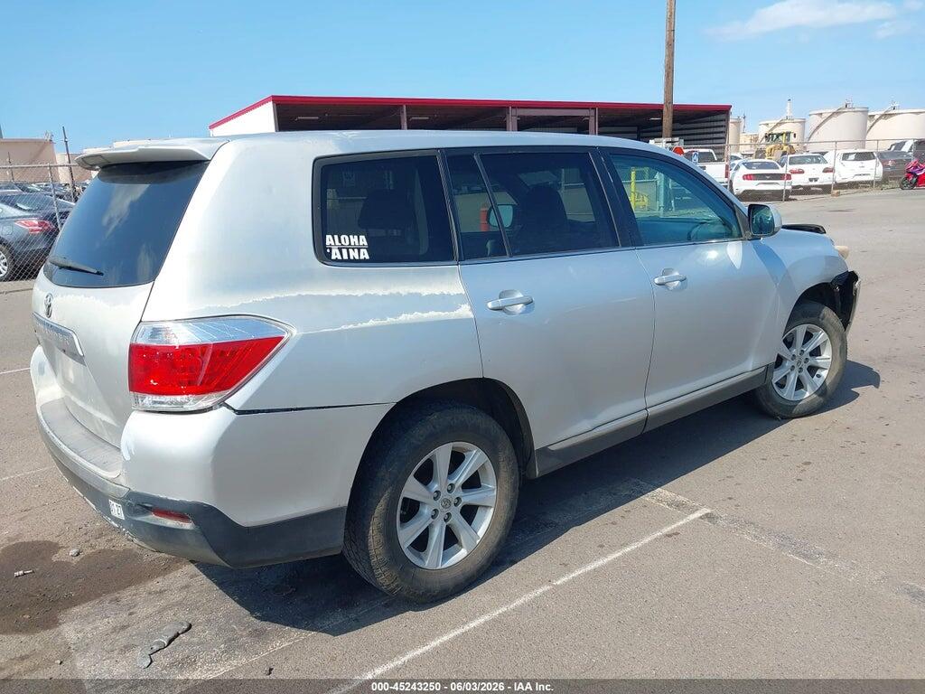 5TDZA3EH0DS031577 2013 TOYOTA HIGHLANDER photo no. 4