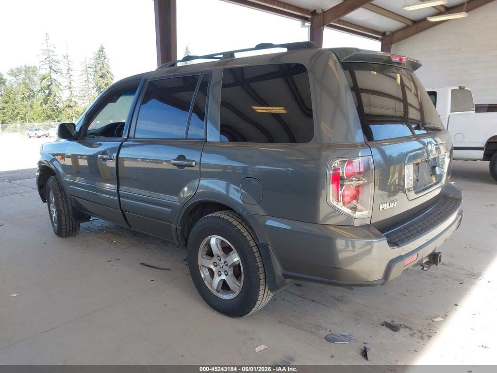 2HKYF18707H501783 2007 HONDA PILOT photo no. 3