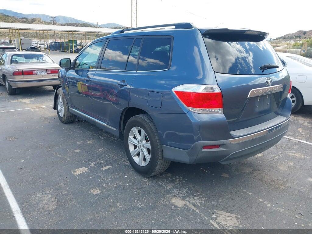 5TDZK3EH8CS089495 2012 TOYOTA HIGHLANDER photo no. 3
