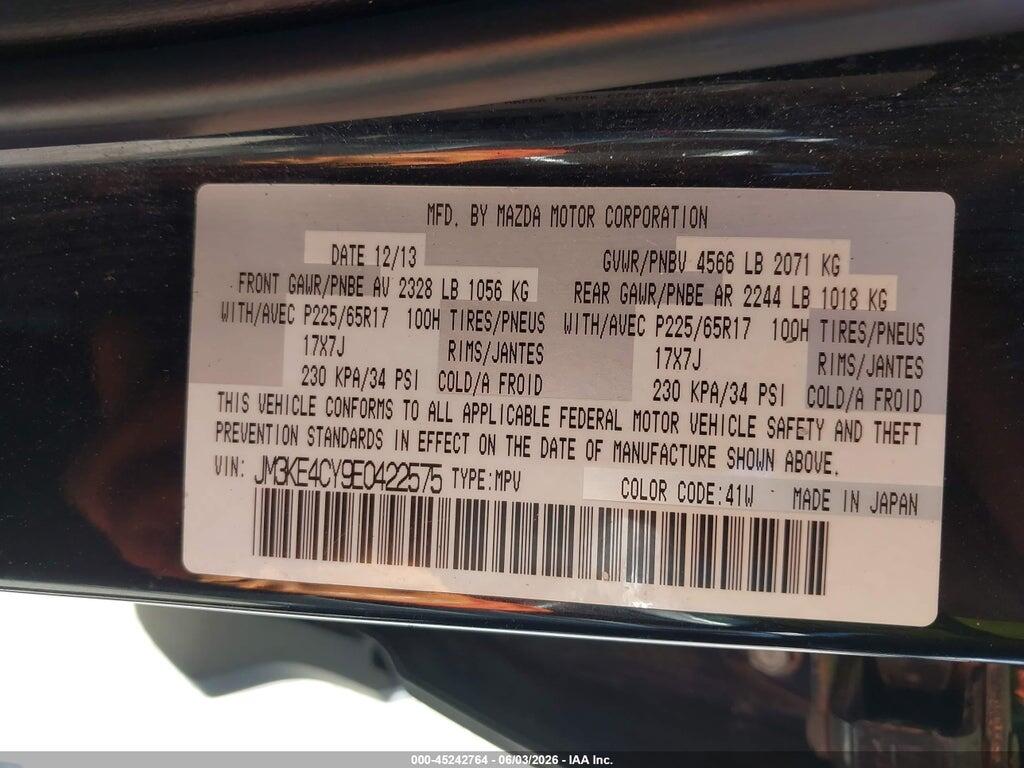 JM3KE4CY9E0422575 2014 MAZDA CX-5 photo no. 9