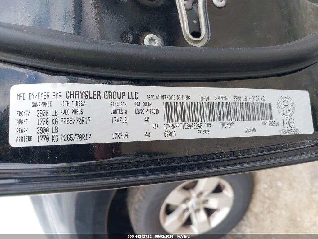 1C6RR7FT1ES442246 2014 RAM 1500 photo no. 9