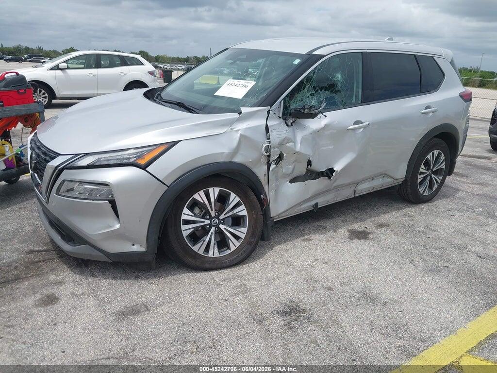 5N1AT3BA3MC745618 2021 NISSAN ROGUE photo no. 2