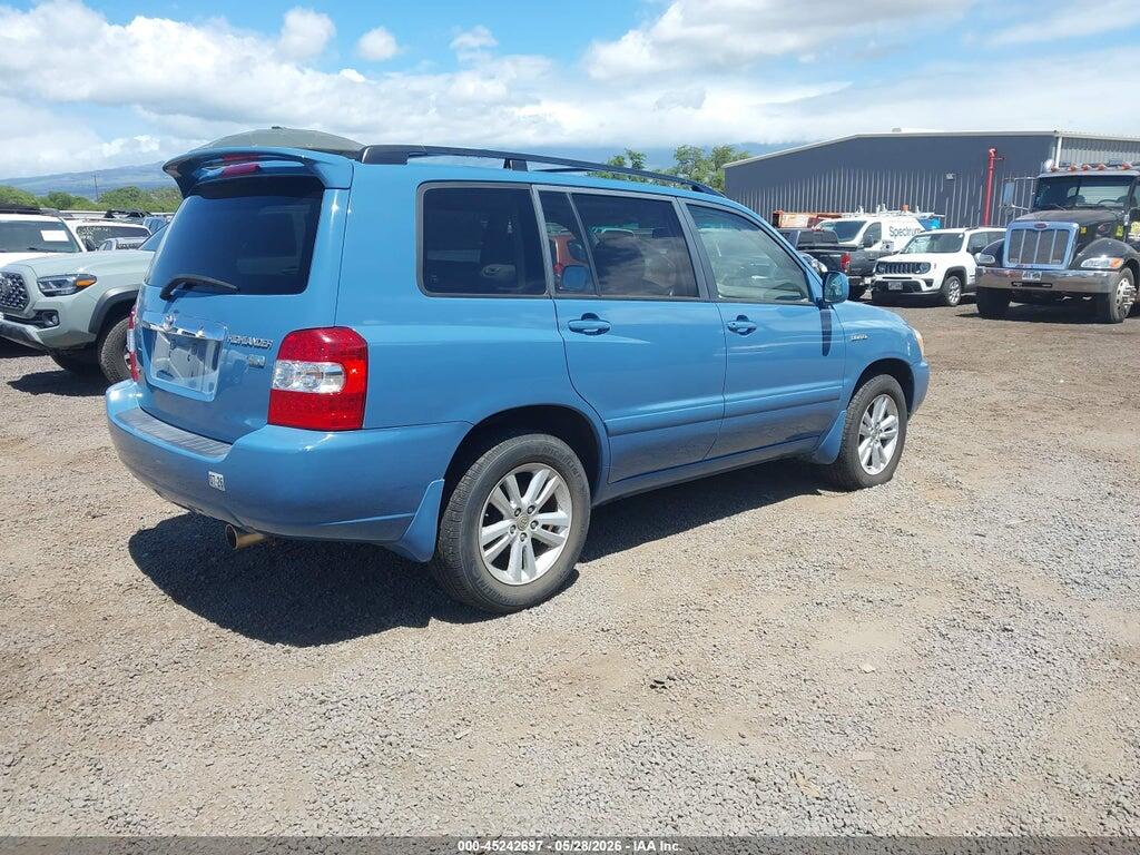 JTEEW21A160003985 2006 TOYOTA HIGHLANDER HYBRID photo no. 4