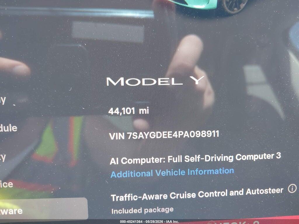 7SAYGDEE4PA098911 2023 TESLA MODEL Y photo no. 7