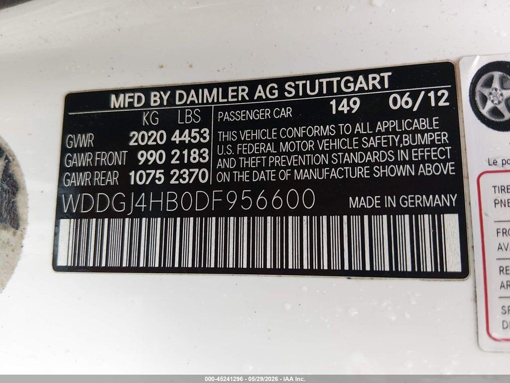WDDGJ4HB0DF956600 2013 MERCEDES-BENZ C 250 photo no. 9