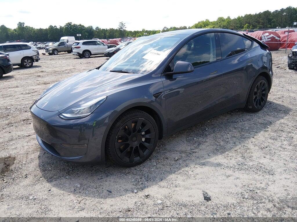 7SAYGDEE2NA006563 2022 TESLA MODEL Y photo no. 2