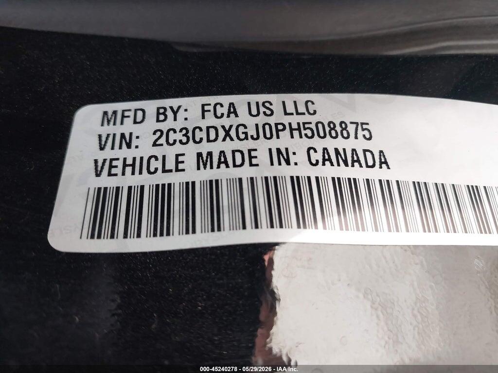 2C3CDXGJ0PH508875 2023 DODGE CHARGER photo no. 9
