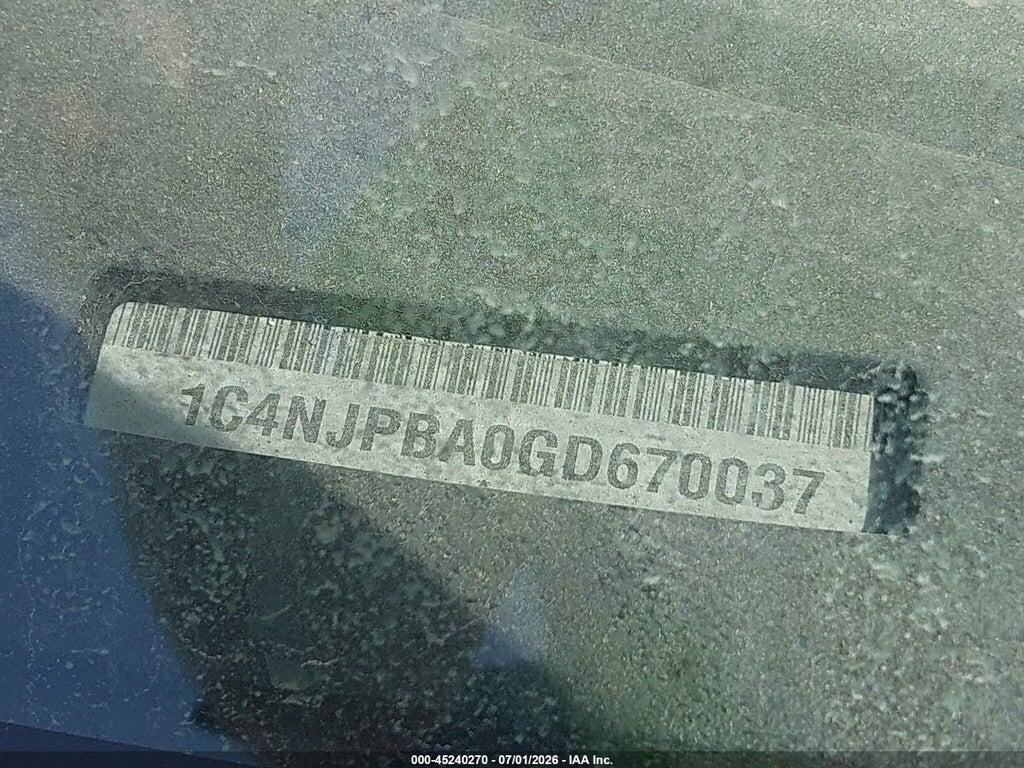 1C4NJPBA0GD670037 2016 JEEP PATRIOT photo no. 9