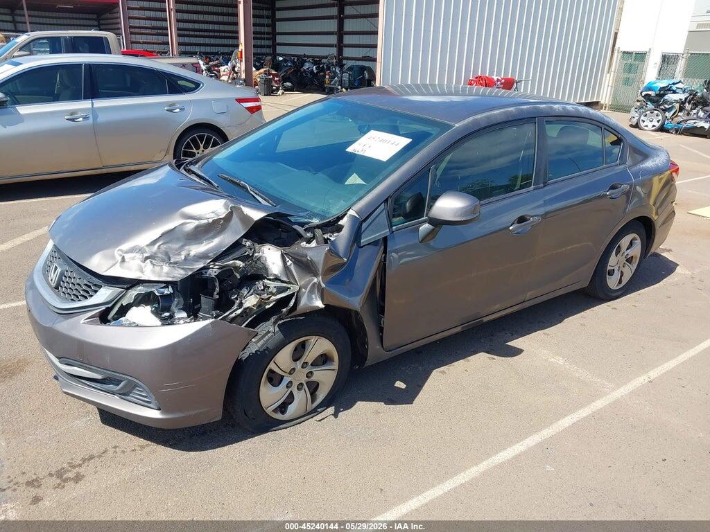 2HGFB2F57DH552214 2013 HONDA CIVIC photo no. 2