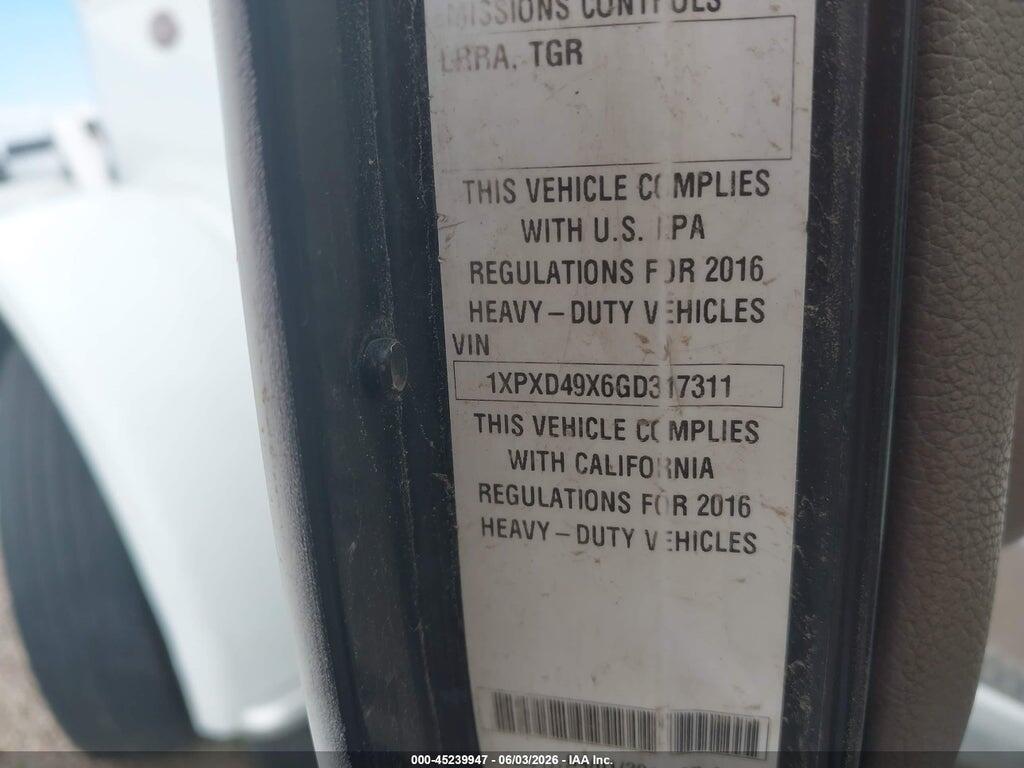 1XPXD49X6GD317311 2016 PETERBILT 389 photo no. 8