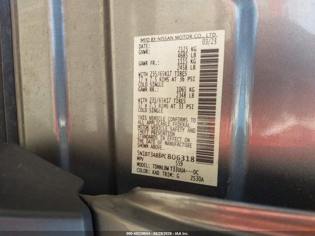 5N1BT3AB8PC806318 2023 NISSAN ROGUE photo no. 9