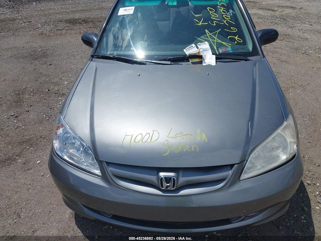 2HGES16545H634120 2005 HONDA CIVIC photo no. 10