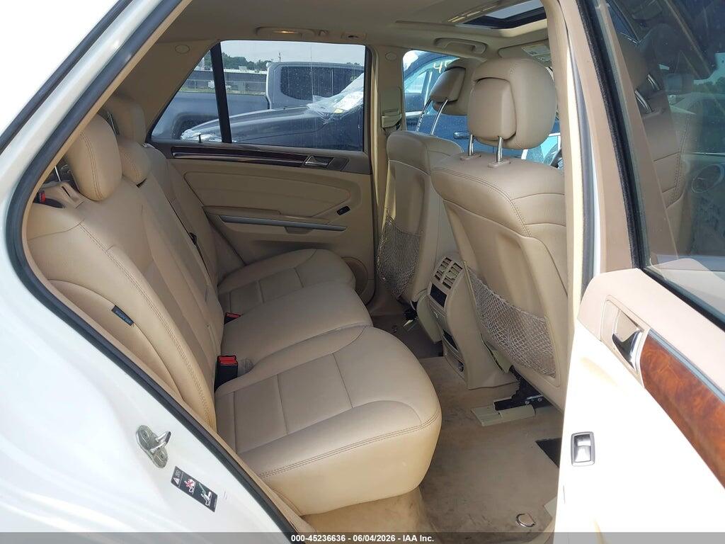 4JGBB8GB8BA736234 2011 MERCEDES-BENZ ML 350 photo no. 8